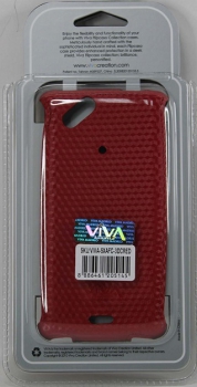 Чехол для Sony Ericsson Xperia Arc S Viva Madrid Flip Red